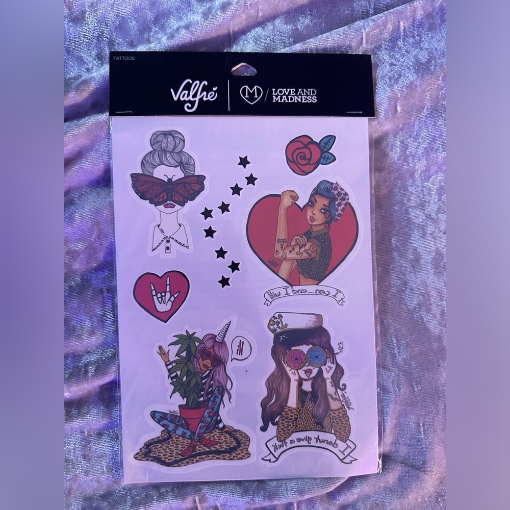 Valfre temp tattoos